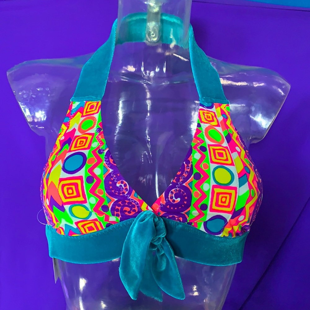 Candy Raver Velvet Hipster Retro Bikini S NWT - Picture 6 of 12